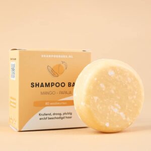 klik hier om de Shampoo bar Mango Papaja te bekijken